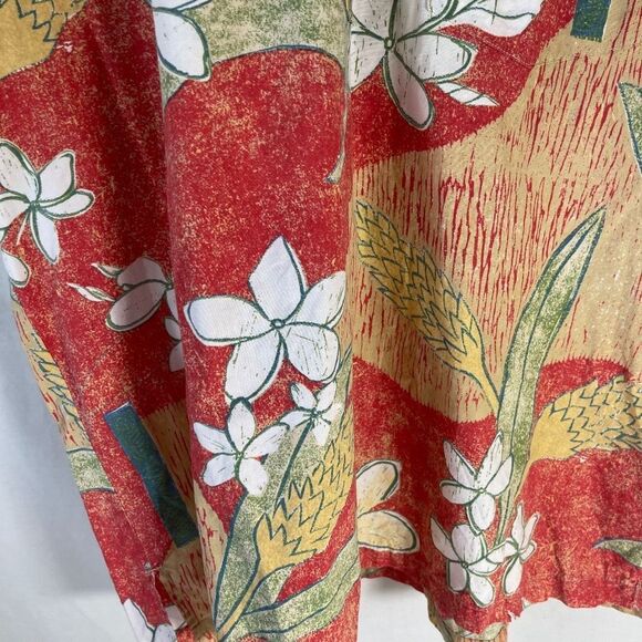 Kahala 1936 Hawaiian Palm/Floral 100% Cotton Print Shirt Sz 2XL - Picture 4 of 5